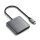 Satechi Aluminum 4 Port USB-C Hub - space gray