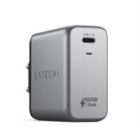 Satechi 100W USB-C PD GaN Wall Charger - space gray
