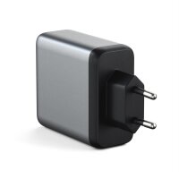 Satechi 100W USB-C PD GaN Wall Charger - space gray