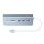 Satechi Type-C Aluminum USB Hub & Card Reader - Blau