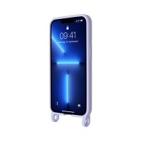 Artwizz HangOn Case Silicone für iPhone 13 Pro - purple-sky