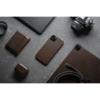 Nomad Leather Skin Rustic Brown für iPhone 13 Pro Max