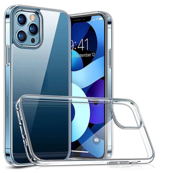 Cyoo Ultra Slim Silikon Schutz Hülle Case für iPhone 13 Pro - Transparent