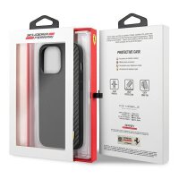 Ferrari On Track Carbon Stripe Hardcase Schutz Hülle für iPhone 13 mini - Schwarz
