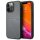 Guess Saffiano Strap Collection Hard Case Schutz Hülle für Apple iPhone 13 mini - Grau