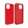 Cyoo Premium Liquid Silikon Hard Case Schutz Hülle für Apple iPhone 13 mini - Rot