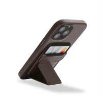 Decoded MagSafe Card Sleeve Stand Smartphone Ständer - Braun