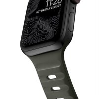 Nomad Sport Strap V2 Armband für Apple Watch 49/45/44/42mm - Aschgrün (Grün)
