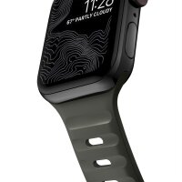 Nomad Sport Strap V2 Armband für Apple Watch 49/45/44/42mm - Aschgrün (Grün)