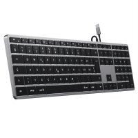 Satechi Slim W3 USB-C Wired Keyboard/Tastatur - CH (Swiss/Schweiz)