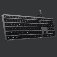Satechi Slim W3 USB-C Wired Keyboard/Tastatur - CH (Swiss/Schweiz)