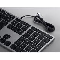 Satechi Slim W3 USB-C Wired Keyboard/Tastatur - CH (Swiss/Schweiz)
