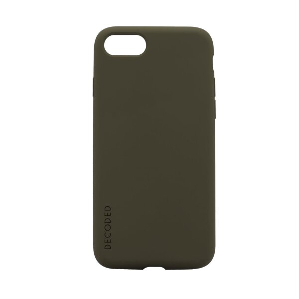 Decoded Slicone Backcover für iPhone SE3/SE2/8/7/6s/6 -  Olive