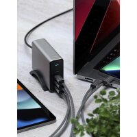 Satechi 165W USB-C 4-Port PD GaN Charger - Space Gray