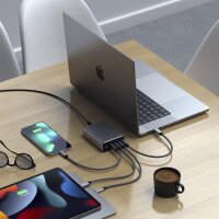 Satechi 165W USB-C 4-Port PD GaN Charger - Space Gray