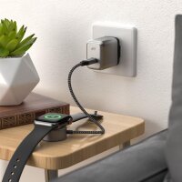Satechi USB-C Magnetic Charging Cable Ladekabel (MFi-zertifiziert) für Apple Watch