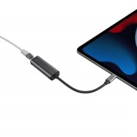 ADAM elements CASA Adapter e2 | USB-C auf 2,5 Gigabit Ethernet für Apple MacBook & USB-C Notebooks - grau