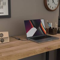 ADAM elements CASA Adapter e2 | USB-C auf 2,5 Gigabit Ethernet für Apple MacBook & USB-C Notebooks - grau
