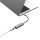 ADAM elements CASA Adapter e2 | USB-C auf 2,5 Gigabit Ethernet für Apple MacBook & USB-C Notebooks - grau