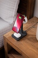 Twelve South HiRise 3: cargador inalámbrico tres en uno para iPhone, reloj y auriculares Bluetooth