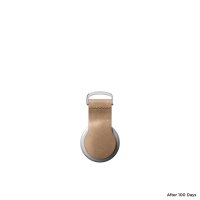 Nomad Airtag Leather Loop 90 degrees Schlüsselring - Natural