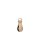 Nomad Airtag Leather Loop 90 degrees Schlüsselring - Natural