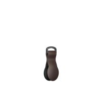 Nomad Airtag Leather Loop 90 degrees Schlüsselring - Rustic Brown