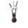 Nomad Airtag Leather Loop 90 degrees Schlüsselring - Rustic Brown