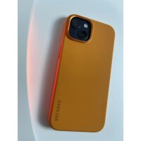 Decoded AntiMicrobial Silicone Backcover für iPhone 14 - Apricot