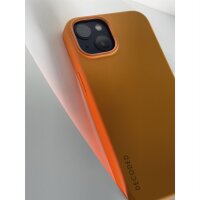 Decoded AntiMicrobial Silicone Backcover für iPhone 14 - Apricot