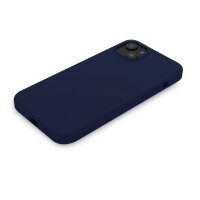 Decoded AntiMicrobial Silicone Backcover iPhone 14 Plus - Navy Peony