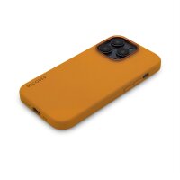 Decoded AntiMicrobial Silicone Backcover für iPhone 14 Pro - Apricot