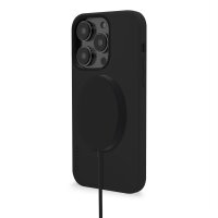 Decoded AntiMicrobial Silicone Backcover iPhone 14 Pro Max - Charcoal