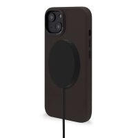 Decoded Leather Backcover für iPhone 14 - Chocolate Brown
