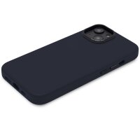 Decoded Leather Backcover für iPhone 14 Plus - Steel Blue