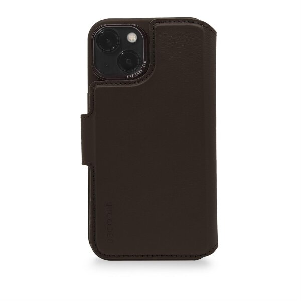 Decoded Leather MagSafe Modu Wallet für iPhone 14 Plus - Chocolate Brown