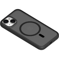 Woodcessories Clear Case MagSafe für iPhone 14 - Matte Black