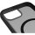 Woodcessories Clear Case MagSafe für iPhone 14 - Matte Black
