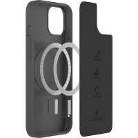 Woodcessories Bio Case MagSafe für iPhone 14 Plus - Schwarz