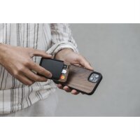 Woodcessories Bumper Case MagSafe für iPhone 14 Plus - Walnut
