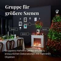 Twinkly Smarte Lichterkette STRINGS mit 600 5mm LED RGBW, Kabel, 48m, WiFi, Gen II, IP44