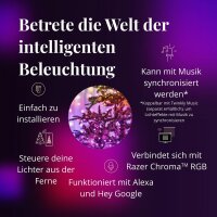 Twinkly Smarte Lichterkette STRINGS mit 600 5mm LED RGBW, Kabel, 48m, WiFi, Gen II, IP44