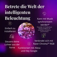 Twinkly Smarte Lichterkette STRINGS mit 600 5mm LED RGBW, Kabel, 48m, WiFi, Gen II, IP44