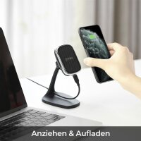 Pitaka MagEz Mount Qi DeskTop - Schwarz