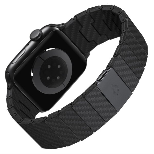 "Pitaka" anglies pluošto nuorodų apyrankė Moderni apyrankė, skirta "Apple Watch" 38-40 mm