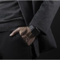 "Pitaka" anglies pluošto nuorodų apyrankė Moderni apyrankė, skirta "Apple Watch" 38-40 mm