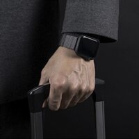 "Pitaka" anglies pluošto nuorodų apyrankė Moderni apyrankė, skirta "Apple Watch" 38-40 mm