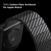 "Pitaka" anglies pluošto nuorodų apyrankė Moderni apyrankė, skirta "Apple Watch" 38-40 mm
