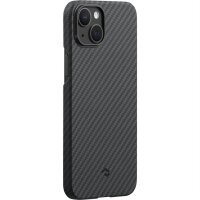 Pitaka MagEz Case 3 1500D für iPhone 14 - Black/Grey Twill