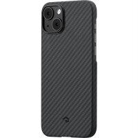 Pitaka MagEz Case 3 1500D für iPhone 14 - Black/Grey Twill